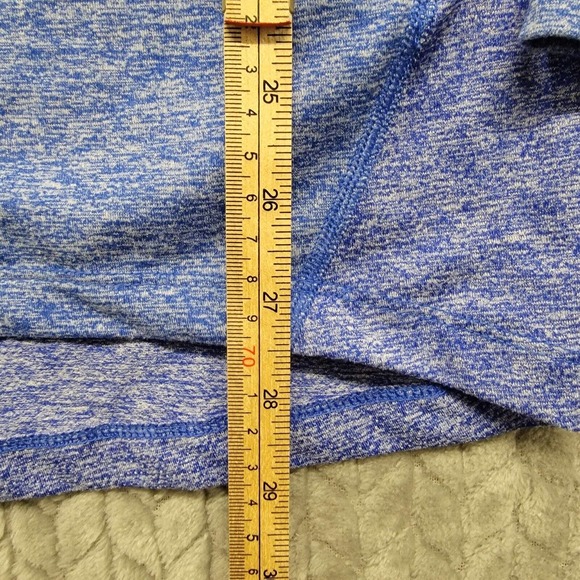 Nike Element Running Long Sleeve Half Zip Pullover Men's Large Blue Thumbholes - Picture 6 of 11